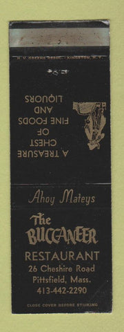 Matchbook Cover - Buccaneer Restaurant Pittsfield MA WEAR