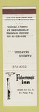 Matchbook Cover - Fisherman's Inn St Petersburg FL