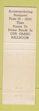 Matchbook Cover - The Lancer Steak House Schaumburg IL