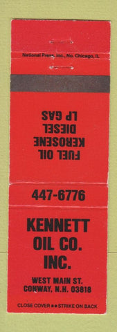 Matchbook Cover - Kennett Oil Company Conway NH