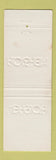 Matchbook Cover - Florsheim Shoes Jere Greer Store Thomaston GA