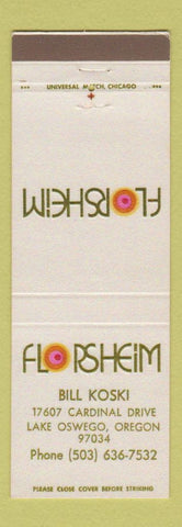 Matchbook Cover - Florsheim Shoes Bill Koski Lake Oswego OR