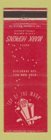 Matchbook Cover - Hotel Mark Hopkins San Francisco CA WEAR