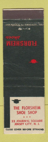 Matchbook Cover - Florsheim Shoes Jersey City NJ
