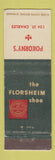 Matchbook Cover - Florsheim Shoes Pokorny's
