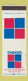 Matchbook Cover - Checker oil gas CHAIN