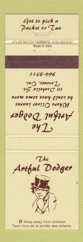 Matchbook Cover - The Artful Dodger Toronto ON