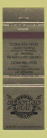 Matchbook Cover - Electric Sun Tanning Center Plainview NY Wantagh