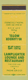 Matchbook Cover - Lamplighter Lounge Restaurant Hi Lander Motel Salida Colorado