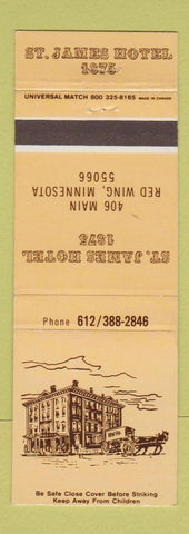 Matchbook Cover - St James Hotel Red Wing MN