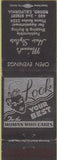 Matchbook Cover - Manuel's Hair Stylists Redeo CA girlie