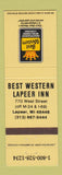 Matchbook Cover - Best Western Lapeer Inn MI