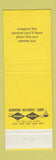Matchbook Cover - The Rain Tire Marengo Tire Center Stockton CA Uniroyal