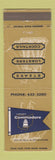 Matchbook Cover - Cassano's Commodore Dayton OH