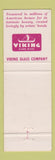Matchbook Cover - Viking Glass New Martinsville WV