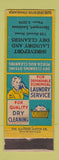 Matchbook Cover - Shreveport Laundry Dry Cleaners Shreveport LA