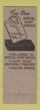 Matchbook Cover - Shreveport Laundry Dry Cleaners Shreveport LA