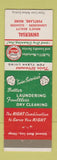 Matchbook Cover - Universal Laundry Cleaners Portland ME