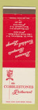 Matchbook Cover - Cobblestones Restaurant West Caldwell NJ Middletown