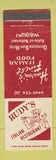 Matchbook Cover - Rudy's Italian Restaurant Waikiki Hawaii WEAR