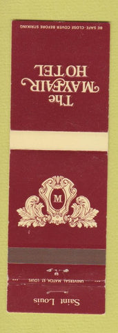 Matchbook Cover - Mayflower Hotel St Louis MO