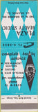 Matchbook Cover - Plaza Beauty Salon La Grange IL girlie