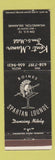 Matchbook Cover - Kent Manor Inn Motel Wilmington DE Spartan Lounge
