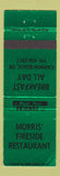 Matchbook Cover - Morris' Fireside Restaurant Cannon Beach OR WEAR