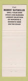 Matchbook Cover - Morris' Fireside Restaurant Cannon Beach OR WEAR