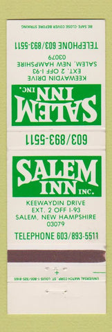 Matchbook Cover - Salem Inn Salem NH