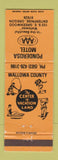 Matchbook Cover - Ponderosa Motel Enterprise OR