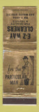 Matchbook Cover - EZ Way Cleaners WEAR
