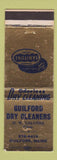 Matchbook Cover - Guilford Dry Cleaners Guilford ME WEAR