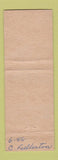 Matchbook Cover - Master Craft Calisch Cleaners Toledo OH