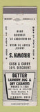 Matchbook Cover - Better Laundry Dry Cleaning Brown's Women's Clothes Lebanon OH