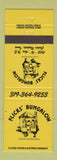 Matchbook Cover - Flicks' Bungalow Cedar Rapids IA