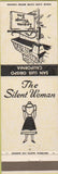 Matchbook Cover - The Silent Woman San Luiis Obispo CA headless girlie