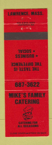 Matchbook Cover - Mike's Family Catering Lawrence MA