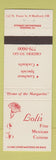 Matchbook Cover - Loli's Mexican Restaurant Medford OR