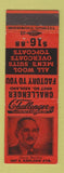 Matchbook Cover - Challenger Clothing Company Chicago IL WEAR