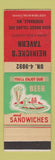 Matchbook Cover - Heinicke's Tavern Riverdale MD SAMPLE