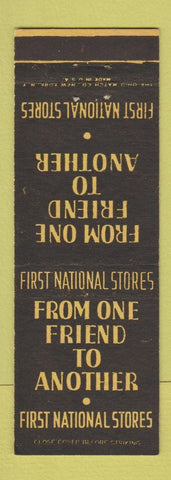 Matchbook Cover - First National Stores