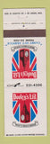 Matchbook Cover - Dooley's Ltd Beef n Brew House St Louis MO