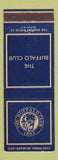 Matchbook Cover - The Buffalo Club NY