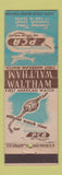 Matchbook Cover - Waltham Watches PCA Airlines WEAR