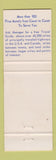Matchbook Cover - Desert Lodge Inn Moab UT Best Western
