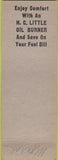 Matchbook Cover - Trinneers Appliance Aberdeen MS Furnace