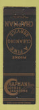 Matchbook Cover - Chapman Bros Clothes Cleaners