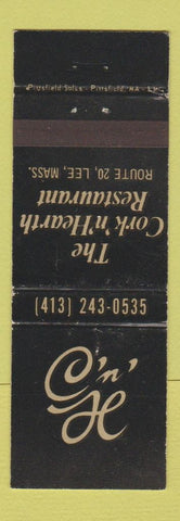 Matchbook Cover - Cork n Hearth Restaurant Lee MA