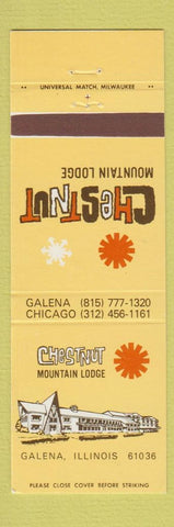 Matchbook Cover - Chestnut Mountain Lodge Galena IL